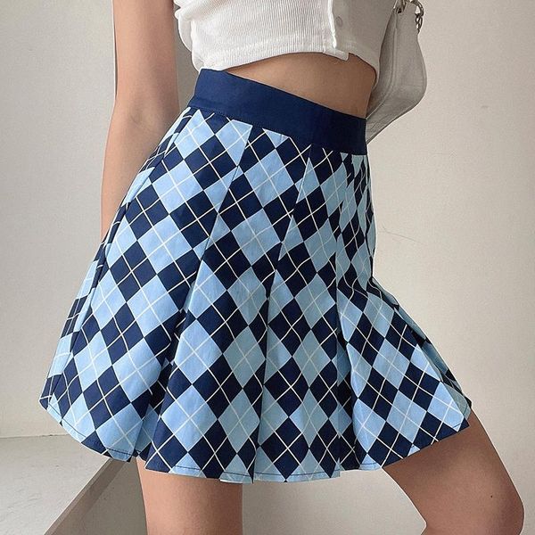 skirts 2021 french retro plaid pleated skirt ladies summer y2k college wind casual mini korean geometric blue series, Black
skirts 2021 french retro plaid pleated skirt ladies summer y2k college wind casual mini korean geometric blue series, Black