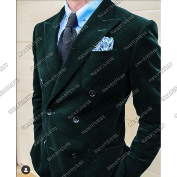 men's suits & blazers green velvet grom wear wedding for mens double breasted jacket with pants smoking business blazer costume homme m, White;black
men's suits & blazers green velvet grom wear wedding for mens double breasted jacket with pants smoking business blazer costume homme m, White;black