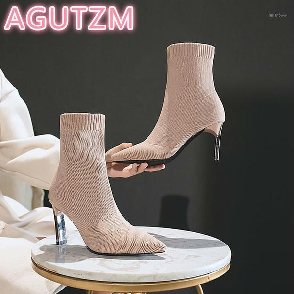 boots 2021 aphixta metal blade heels socks women stretch fabric elastic stilettos heel pointed toe ankle shoes woman boats, Black
boots 2021 aphixta metal blade heels socks women stretch fabric elastic stilettos heel pointed toe ankle shoes woman boats, Black
