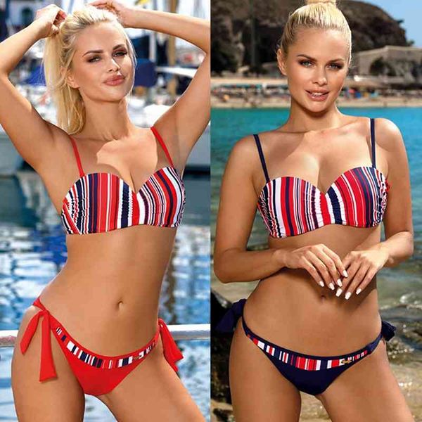 plus size bikini swimwear women swimsuit 2021 push up striped bandage brazilian bathing suit summer beachwear biquini two piece 210319, White;black
plus size bikini swimwear women swimsuit 2021 push up striped bandage brazilian bathing suit summer beachwear biquini two piece 210319, White;black