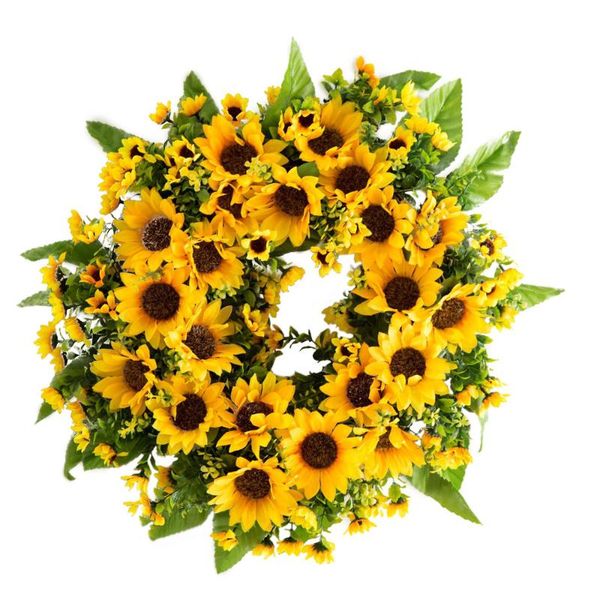 decorative flowers & wreaths 1pc artificial sunflower garland simulated hanging wreath wedding decor
decorative flowers & wreaths 1pc artificial sunflower garland simulated hanging wreath wedding decor