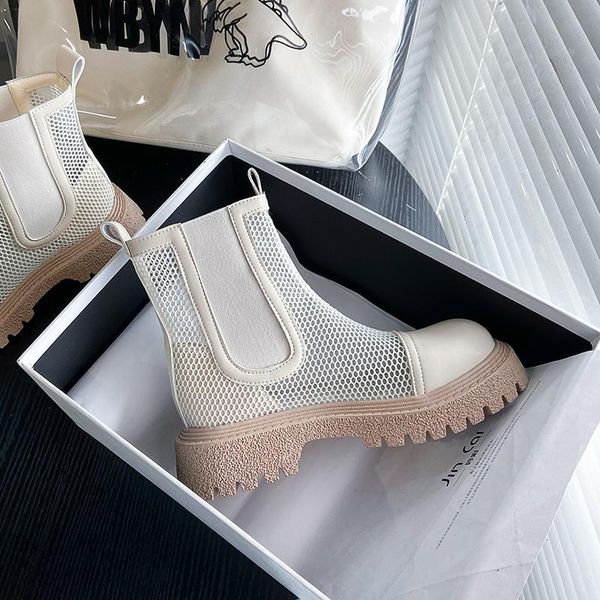 women's boots fashion summer breathable mesh cool hollow female ankle girl sandals shoes, Black
women's boots fashion summer breathable mesh cool hollow female ankle girl sandals shoes, Black