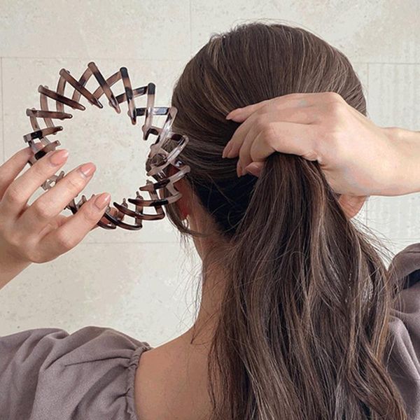 hair clips & barrettes fashion women bun styling claw coil buckle clip accessories female headwear ea, Golden;silver
hair clips & barrettes fashion women bun styling claw coil buckle clip accessories female headwear ea, Golden;silver