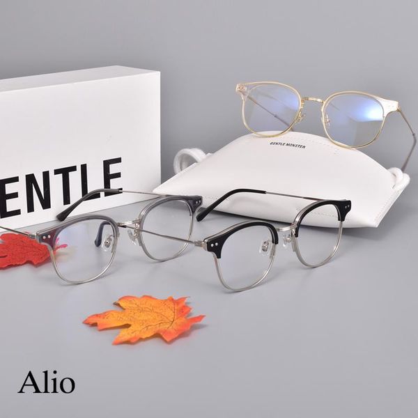 fashion sunglasses frames korean brand eyeglasses women men gentle alio eyewear for reading myopia prescription lens, Black
fashion sunglasses frames korean brand eyeglasses women men gentle alio eyewear for reading myopia prescription lens, Black