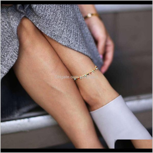anklets jewelry drop delivery 2021 womens colorful rice bead personalized adjustable bohemian leg simple foot chain, beach ankle chain 0pbze, Red;blue
anklets jewelry drop delivery 2021 womens colorful rice bead personalized adjustable bohemian leg simple foot chain, beach ankle chain 0pbze, Red;blue