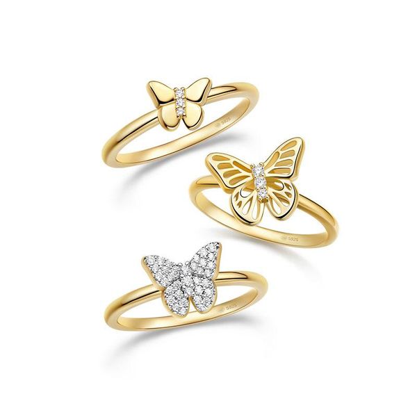 fahsion real 925 sterling silver yellow gold color miss butterfly ring women fine party brand jewelry gift cluster rings, Golden;silver
fahsion real 925 sterling silver yellow gold color miss butterfly ring women fine party brand jewelry gift cluster rings, Golden;silver