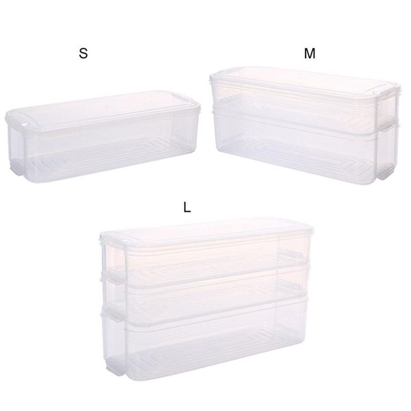 storage bottles & jars egg box plastic container multi-layer crisper fridge food with lid for kitchen refrigerator closet organizer
storage bottles & jars egg box plastic container multi-layer crisper fridge food with lid for kitchen refrigerator closet organizer