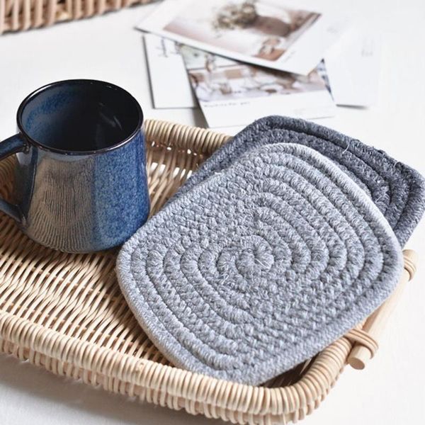 mats & pads heat insulation practical anti-scald cotton rope woven coffee pad for restaurant
mats & pads heat insulation practical anti-scald cotton rope woven coffee pad for restaurant