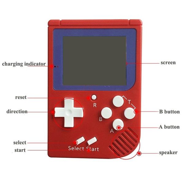 portable game players rs-6 retro mini handheld console 8 bit 2.5 inch lcd children player games
portable game players rs-6 retro mini handheld console 8 bit 2.5 inch lcd children player games
