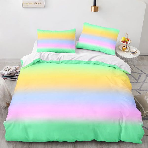 bedding sets gorgeous 3d rainbow gradient color printing bedspread set fashionable modern style single bed large size
bedding sets gorgeous 3d rainbow gradient color printing bedspread set fashionable modern style single bed large size