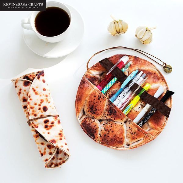 multifunctional fashion pencil bag pancake roll pizza cute stationery school back to case by kevin&sasa crafts bags
multifunctional fashion pencil bag pancake roll pizza cute stationery school back to case by kevin&sasa crafts bags