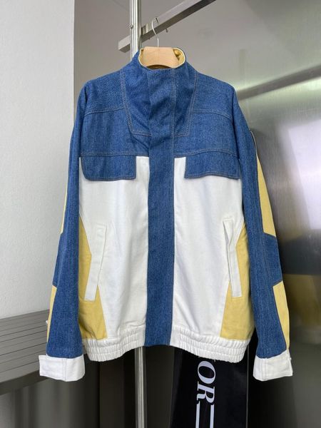 women fashion suit stitching contrast color denim jacket + lace-up trousers 2-piece set 0401 women's two piece pants, White
women fashion suit stitching contrast color denim jacket + lace-up trousers 2-piece set 0401 women's two piece pants, White
