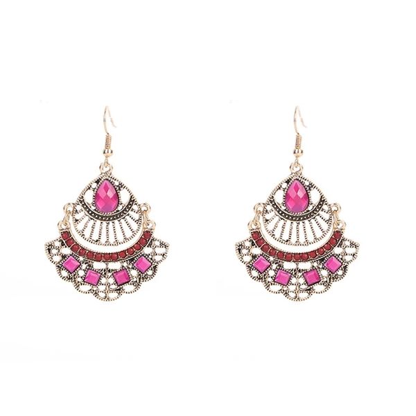 ethnic women's gypsy sector crystal ladies dangle earrings tibetan jewelry retro gold alloy indian jhumka earrings, Silver
ethnic women's gypsy sector crystal ladies dangle earrings tibetan jewelry retro gold alloy indian jhumka earrings, Silver