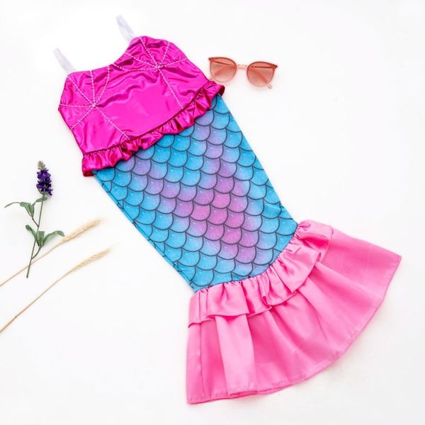 children's performance suit swimsuit tail swimsuit mermaid stage halloween, Black;red
children's performance suit swimsuit tail swimsuit mermaid stage halloween, Black;red