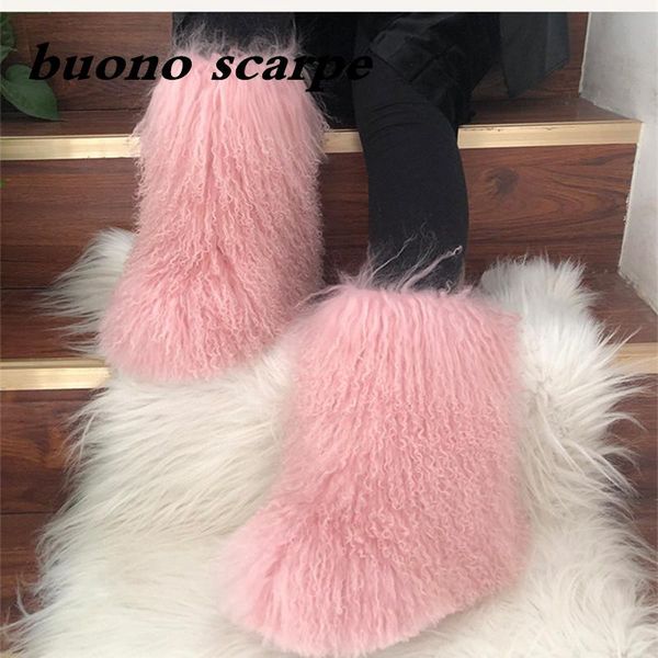 boots winter lambs fur women's shoes leather and wool warm thick-soled high - grade barrel, Black
boots winter lambs fur women's shoes leather and wool warm thick-soled high - grade barrel, Black