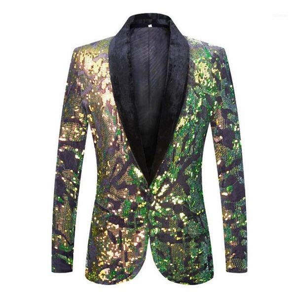 men's suits & blazers sequined velvet suit jacket chaquetas de traje fashion green gold stage singer shiny thin slim clothes trajes hom, White;black
men's suits & blazers sequined velvet suit jacket chaquetas de traje fashion green gold stage singer shiny thin slim clothes trajes hom, White;black
