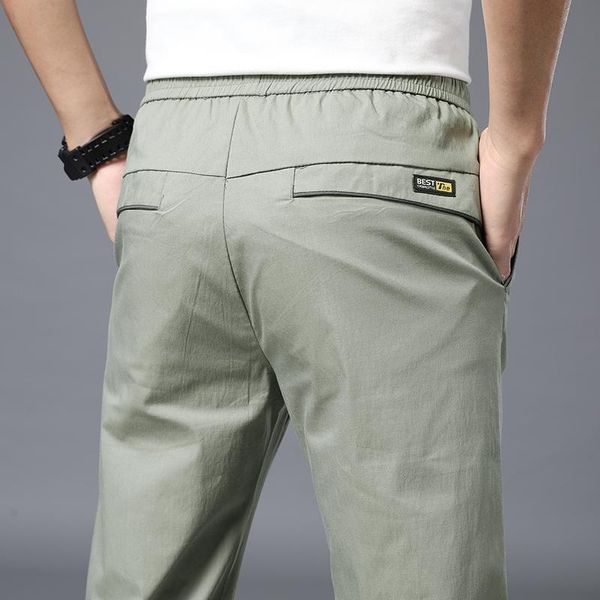 men's pants 2021 spring summer thin casual men clothing elastic waist straight slim mens dress fashion,6820, Black
men's pants 2021 spring summer thin casual men clothing elastic waist straight slim mens dress fashion,6820, Black