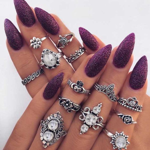 cluster rings 13 pcs/set women fashion punk tortoise flower water drop crown heart leaf gold silver ring party wedding jewelry gifts, Golden;silver
cluster rings 13 pcs/set women fashion punk tortoise flower water drop crown heart leaf gold silver ring party wedding jewelry gifts, Golden;silver
