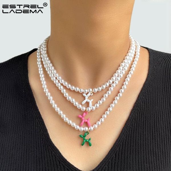 chains poodle balloon dog animal charm beaded necklace candy color puppy pearl beads strand necklaces for women jewelry, Silver
chains poodle balloon dog animal charm beaded necklace candy color puppy pearl beads strand necklaces for women jewelry, Silver