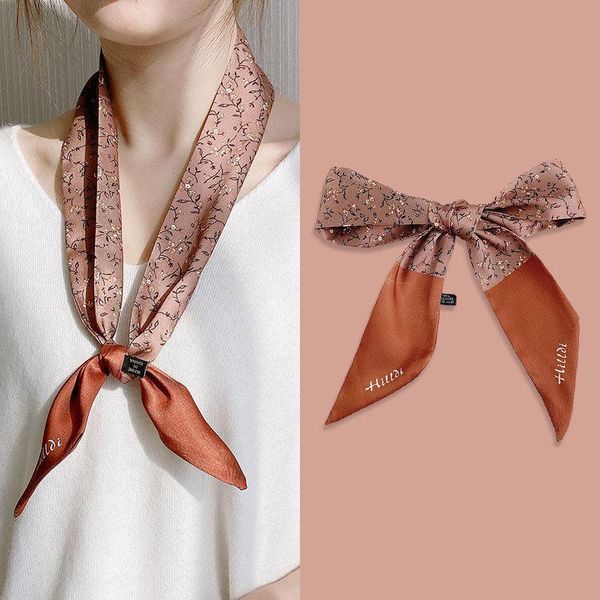 scarves fashion print luxury bag strap scarf women silk head headwear long accessories ribbon, Blue;gray
scarves fashion print luxury bag strap scarf women silk head headwear long accessories ribbon, Blue;gray