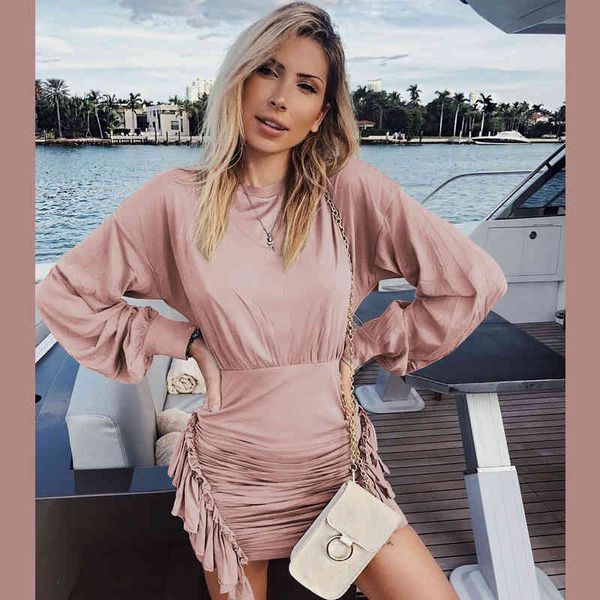 dresses women lantern draped ruched o-neck solid color long sleeve sheath night party dresses autumn trendy mini dress, Black;gray
dresses women lantern draped ruched o-neck solid color long sleeve sheath night party dresses autumn trendy mini dress, Black;gray
