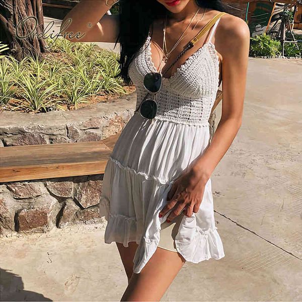 summer women mini spaghetti strap white crochet backless short tunic beach dress 210415, Black;gray
summer women mini spaghetti strap white crochet backless short tunic beach dress 210415, Black;gray
