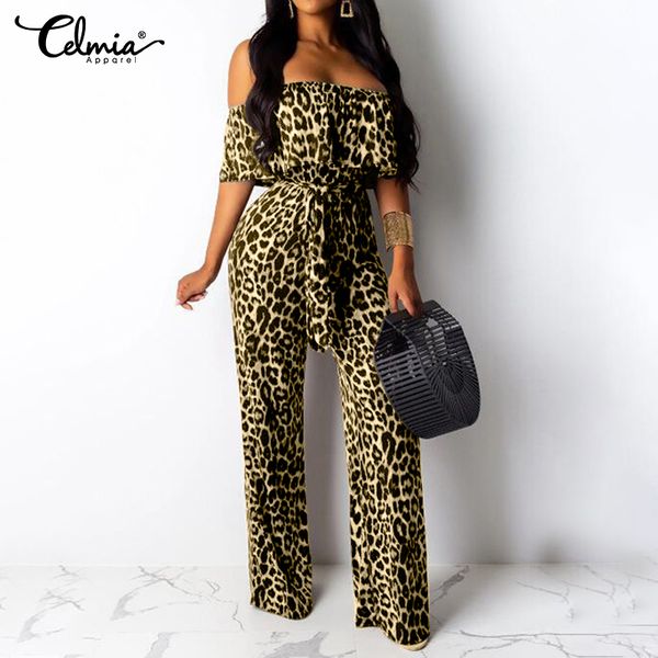 2011plus size overalls celmia off shoulder long jumpsuits women leopard printed short sleeve sashes fashion bodycon rompers 5xl, Black;white
2011plus size overalls celmia off shoulder long jumpsuits women leopard printed short sleeve sashes fashion bodycon rompers 5xl, Black;white