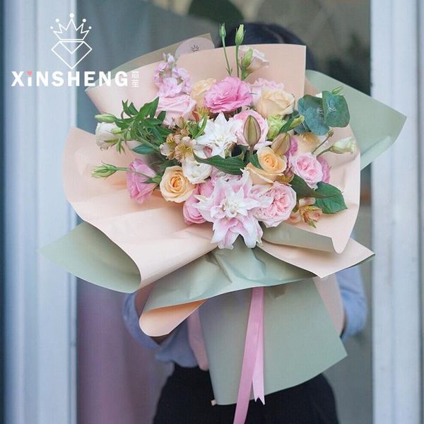 double-color ouya paperthickened 20pcs/lot waterproof fresh wrapping paper bouquet packaging valentine's day material floral gift wrap
double-color ouya paperthickened 20pcs/lot waterproof fresh wrapping paper bouquet packaging valentine's day material floral gift wrap