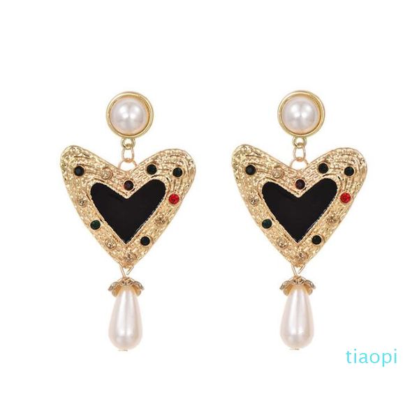classic heart dangle earrings pearl pendant personality earring vintage jewelry women accessories for fashion wears wedding gifts wholesale, Silver
classic heart dangle earrings pearl pendant personality earring vintage jewelry women accessories for fashion wears wedding gifts wholesale, Silver