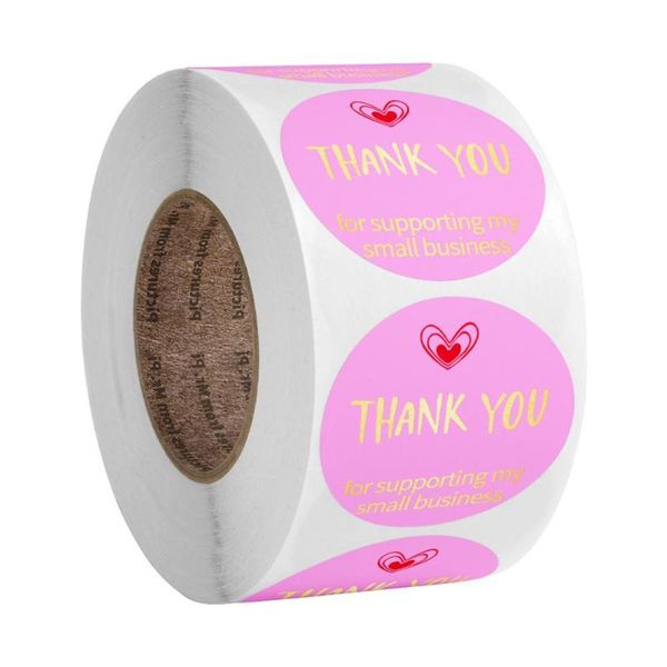gift wrap pink label stickers foil thank you 1'' 500pcs taste business order home hand madesticker wedding envelope seals
gift wrap pink label stickers foil thank you 1'' 500pcs taste business order home hand madesticker wedding envelope seals