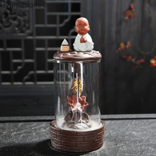 fragrance lamps 10pcs incense cones buddha backflow burner glass cover indoor windproof personality zen cone holder smoke water
fragrance lamps 10pcs incense cones buddha backflow burner glass cover indoor windproof personality zen cone holder smoke water