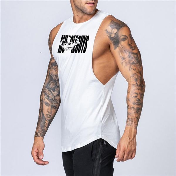 cotton clothing bodybuilding fitness mens tank muscle sleeveless vest sportswear undershirt stringer workout singlets, White;black
cotton clothing bodybuilding fitness mens tank muscle sleeveless vest sportswear undershirt stringer workout singlets, White;black