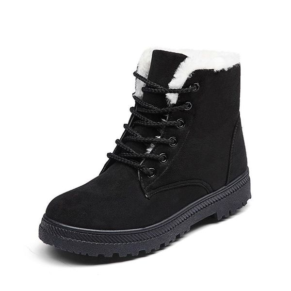 boots women casual winter plush warm snow shoes quality comfortable footwear female flats walking ankle plus size 35-44, Black
boots women casual winter plush warm snow shoes quality comfortable footwear female flats walking ankle plus size 35-44, Black