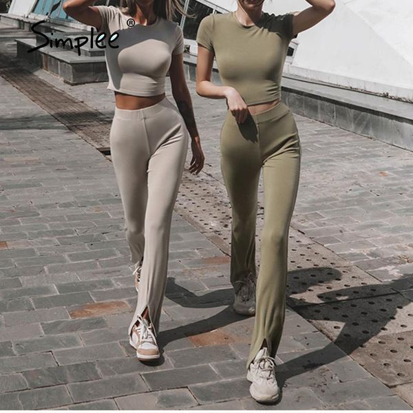 women's two piece pants simplee autumn casual skinny women suit solid lace up hallow out ladies sets short sleeves long female pieces, White
women's two piece pants simplee autumn casual skinny women suit solid lace up hallow out ladies sets short sleeves long female pieces, White