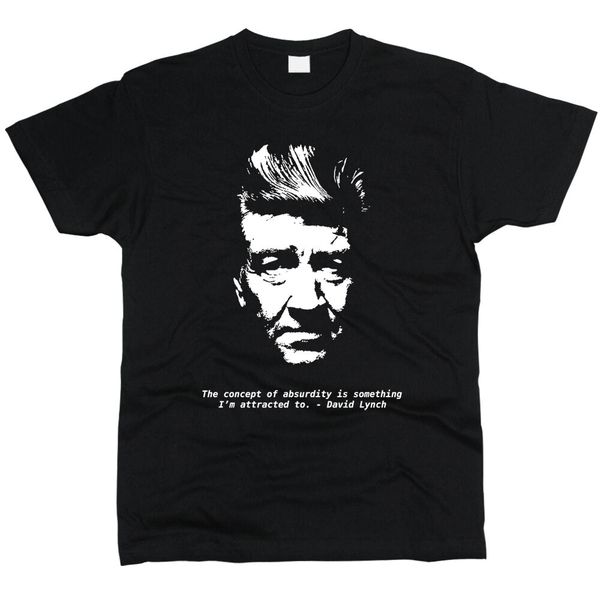 david lynch men t-shirt, White;black
david lynch men t-shirt, White;black