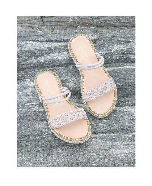 two ways sandals women straw knitted flip flops espadrilles flats genuine leather slingback shoes student gladiator sandalias, Black
two ways sandals women straw knitted flip flops espadrilles flats genuine leather slingback shoes student gladiator sandalias, Black