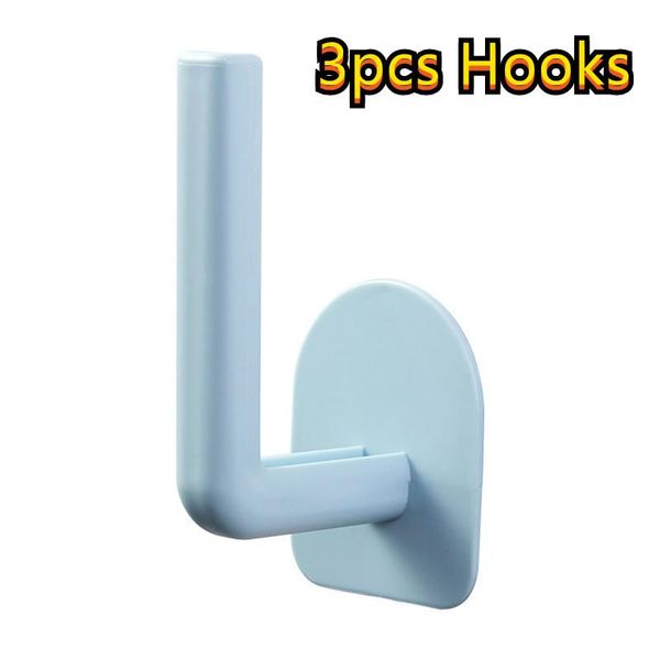 3x storage racks kitchen bathroom seamless stickers rack multifunction household wall hook punch-hooks & rails
3x storage racks kitchen bathroom seamless stickers rack multifunction household wall hook punch-hooks & rails