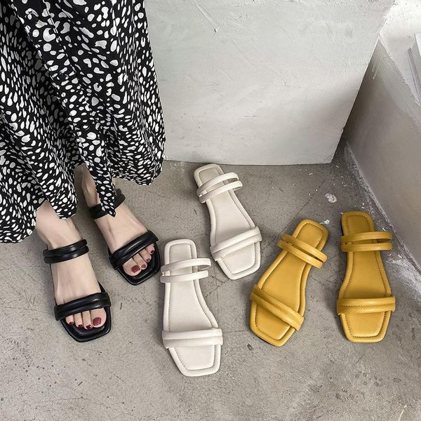shoes women cross-tied slippers flat pantofle slides fashion soft 2021 summer luxury basic scandals rome pu female womens, Black
shoes women cross-tied slippers flat pantofle slides fashion soft 2021 summer luxury basic scandals rome pu female womens, Black