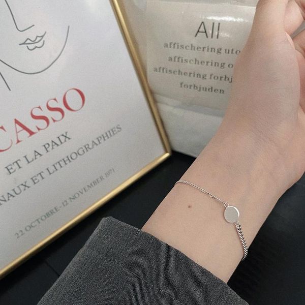 other bracelets suniangon 925 sterling silver bracelet round cake for women concise side chain elegant fine jewelry korean, Golden;silver
other bracelets suniangon 925 sterling silver bracelet round cake for women concise side chain elegant fine jewelry korean, Golden;silver