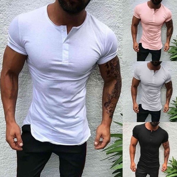 men's t-shirts european and american short sleeve t-shirt solid button design slim casual cy1010 nanj, White;black
men's t-shirts european and american short sleeve t-shirt solid button design slim casual cy1010 nanj, White;black