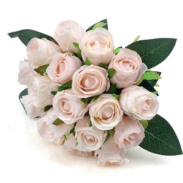 decorative flowers & wreaths simulation 18 roses bride wedding hand hold fake flower rose bouquet living room home party decoration pography
decorative flowers & wreaths simulation 18 roses bride wedding hand hold fake flower rose bouquet living room home party decoration pography