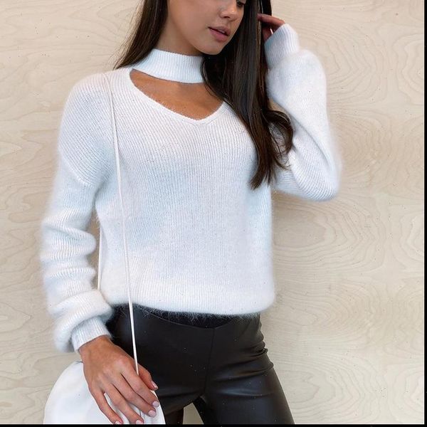 meiyangyoung turtleneck cashmere deep v womens sweater pink knitted jacket winter casual soft fluffy pullovers jumpers, White;black
meiyangyoung turtleneck cashmere deep v womens sweater pink knitted jacket winter casual soft fluffy pullovers jumpers, White;black
