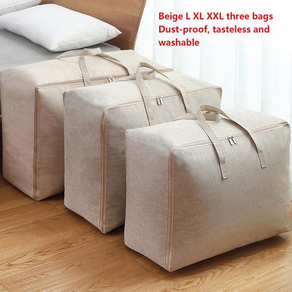 duffel bags large-capacity baggage bag extra large luggage clothes quilt finishing moving packaged portable