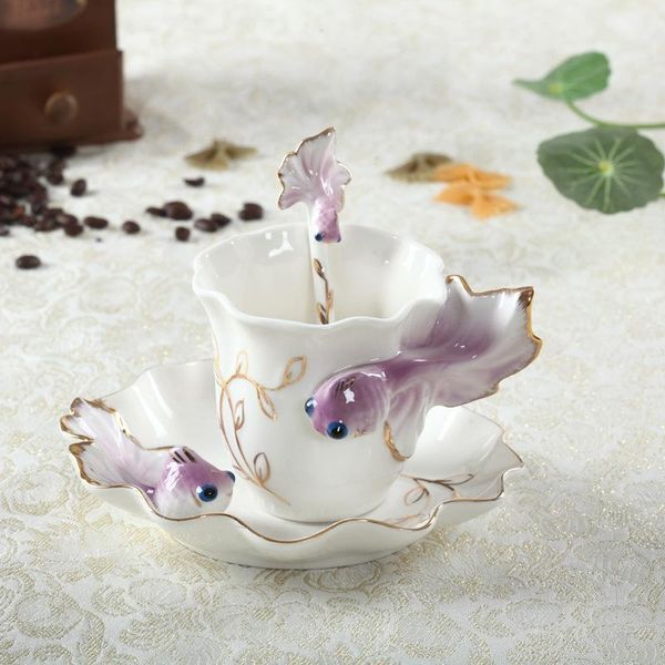mugs goldfish enamel coffee cup porcelain cups suit creative wedding present ceramic european bone china
mugs goldfish enamel coffee cup porcelain cups suit creative wedding present ceramic european bone china