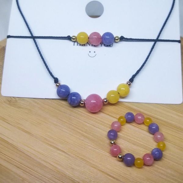 earrings & necklace rose quartz jewelry set purple agate yellow natural stones rings handmade gold plated beads bracelets teen girls gift, Silver
earrings & necklace rose quartz jewelry set purple agate yellow natural stones rings handmade gold plated beads bracelets teen girls gift, Silver