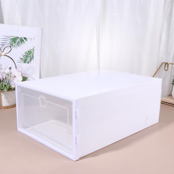 clothing & wardrobe storage 6pcs shoes box drawer type shoe thicken transparent organizer dust-proof display (white, random frame color)
clothing & wardrobe storage 6pcs shoes box drawer type shoe thicken transparent organizer dust-proof display (white, random frame color)