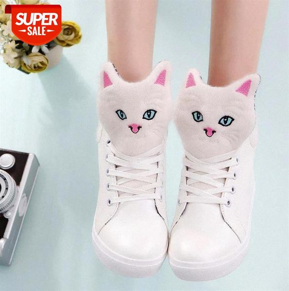 fashion women flat casual shoes woman autumn winter high-sneakers female cute cartoon cat lace-up vulcanized #hu83
fashion women flat casual shoes woman autumn winter high-sneakers female cute cartoon cat lace-up vulcanized #hu83