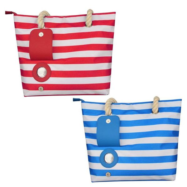storage bags wine tote with compartment portable heat insulation stripe bag blue/red multifunctionbeach purse
storage bags wine tote with compartment portable heat insulation stripe bag blue/red multifunctionbeach purse
