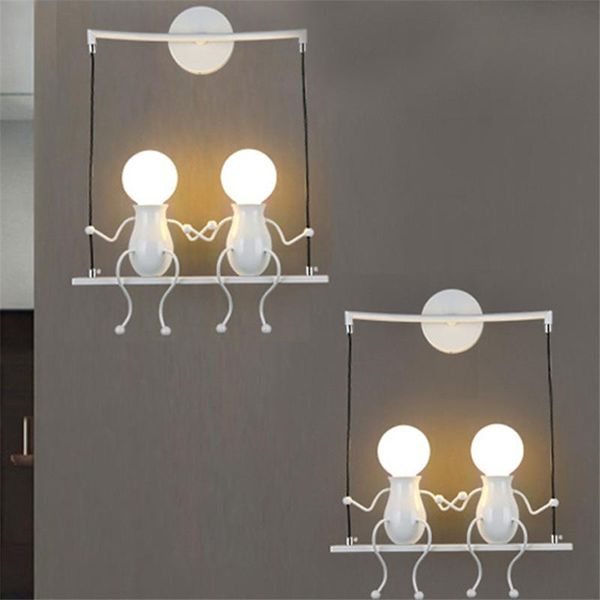 wall lamp e27 creative little man swing led boy art light cartoon children's room bedroom bedside aisle sconces
wall lamp e27 creative little man swing led boy art light cartoon children's room bedroom bedside aisle sconces