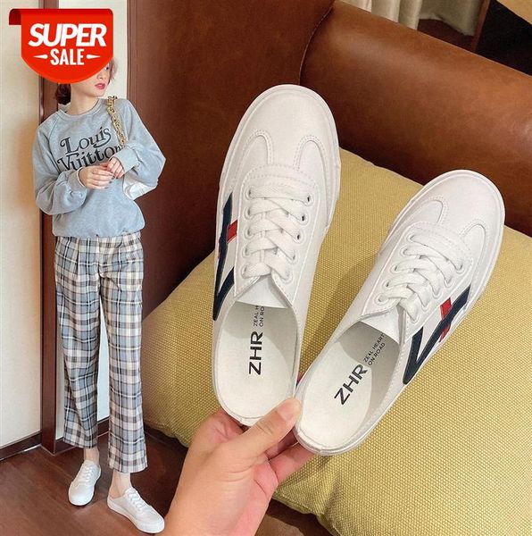 zhr women's sandals and slippers for outer wear muller shoes baotou half casual flat white women #bm7m, Black
zhr women's sandals and slippers for outer wear muller shoes baotou half casual flat white women #bm7m, Black